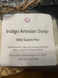 Wild Sweet Pea Soap label