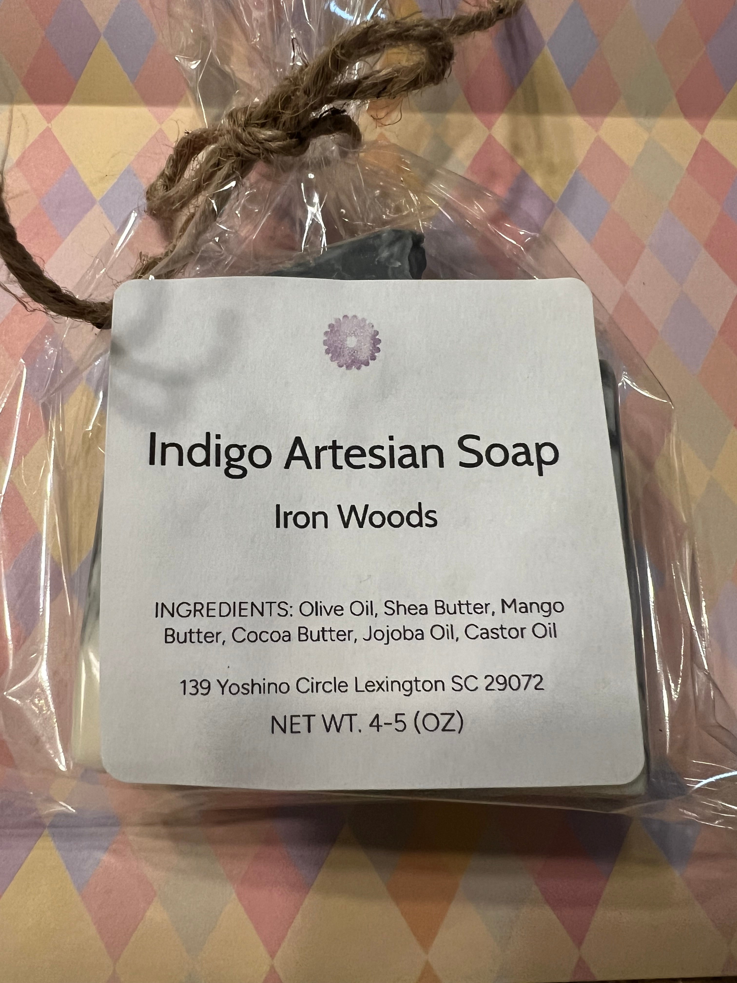 Iron Woods Soap label