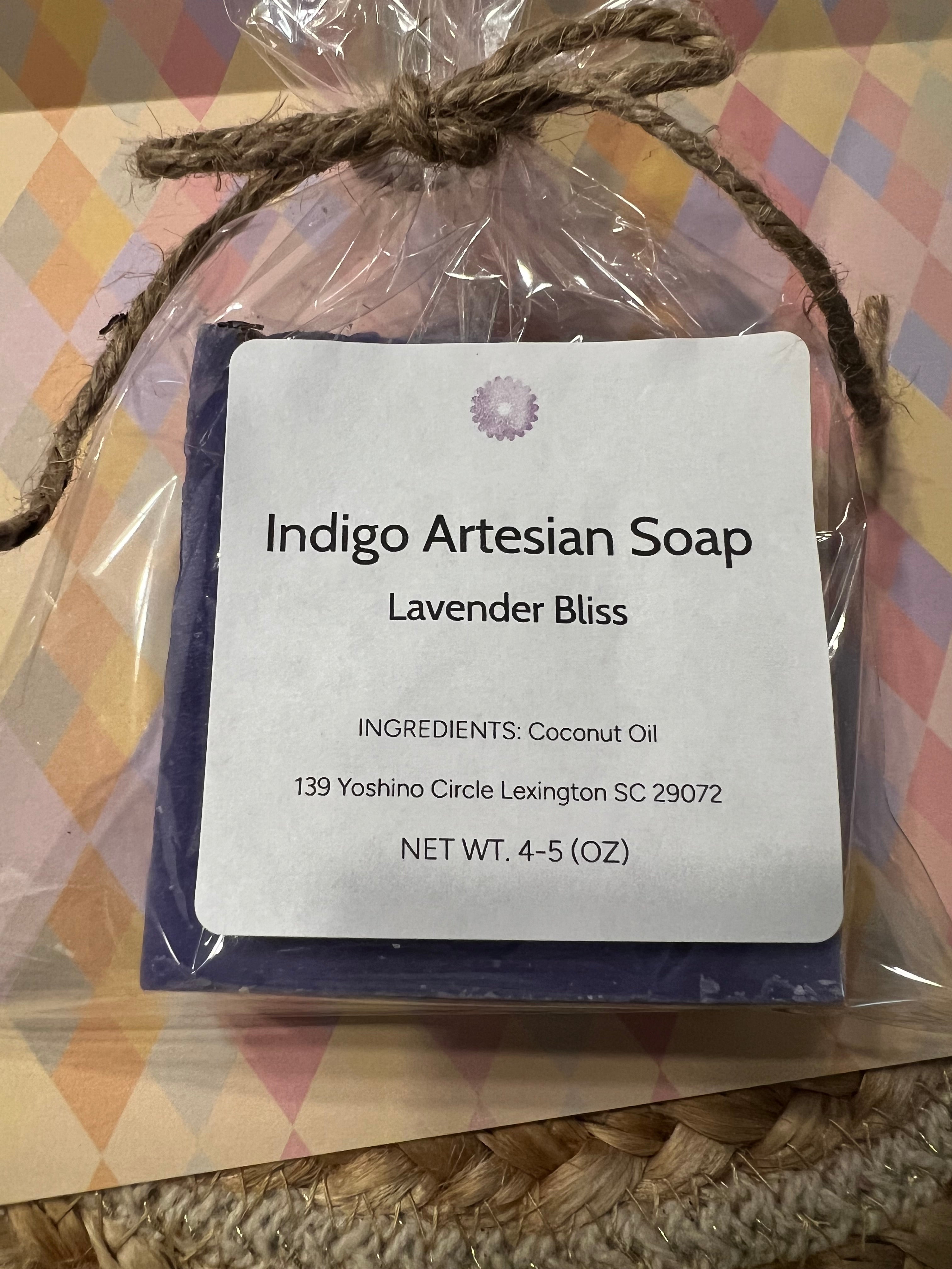Lavender Bliss Soap label